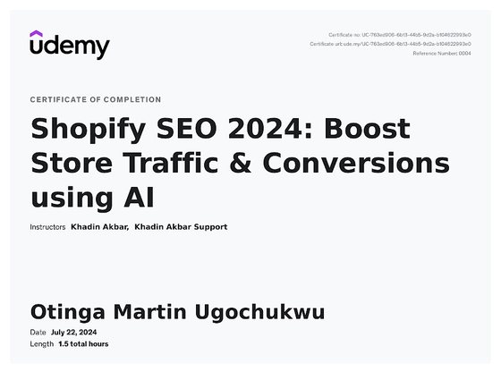 Shopify SEO