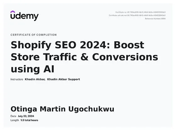Shopify SEO